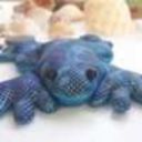 bluebeaniefrog