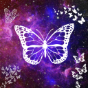 purplerainbow-butterflies