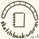 sketchbook-worm